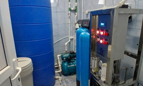 Statie Dedurizare rasina Pure+Ecomix cu osmoza inversa 250L si lampa uv